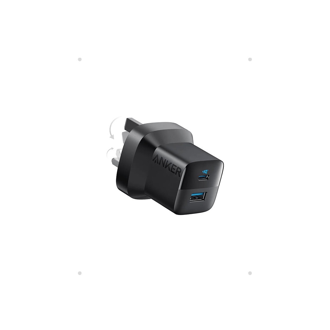 Anker 323 Charger with 322 USB-C to USB-C Cable (33W , 3ft) -Black in Qatar