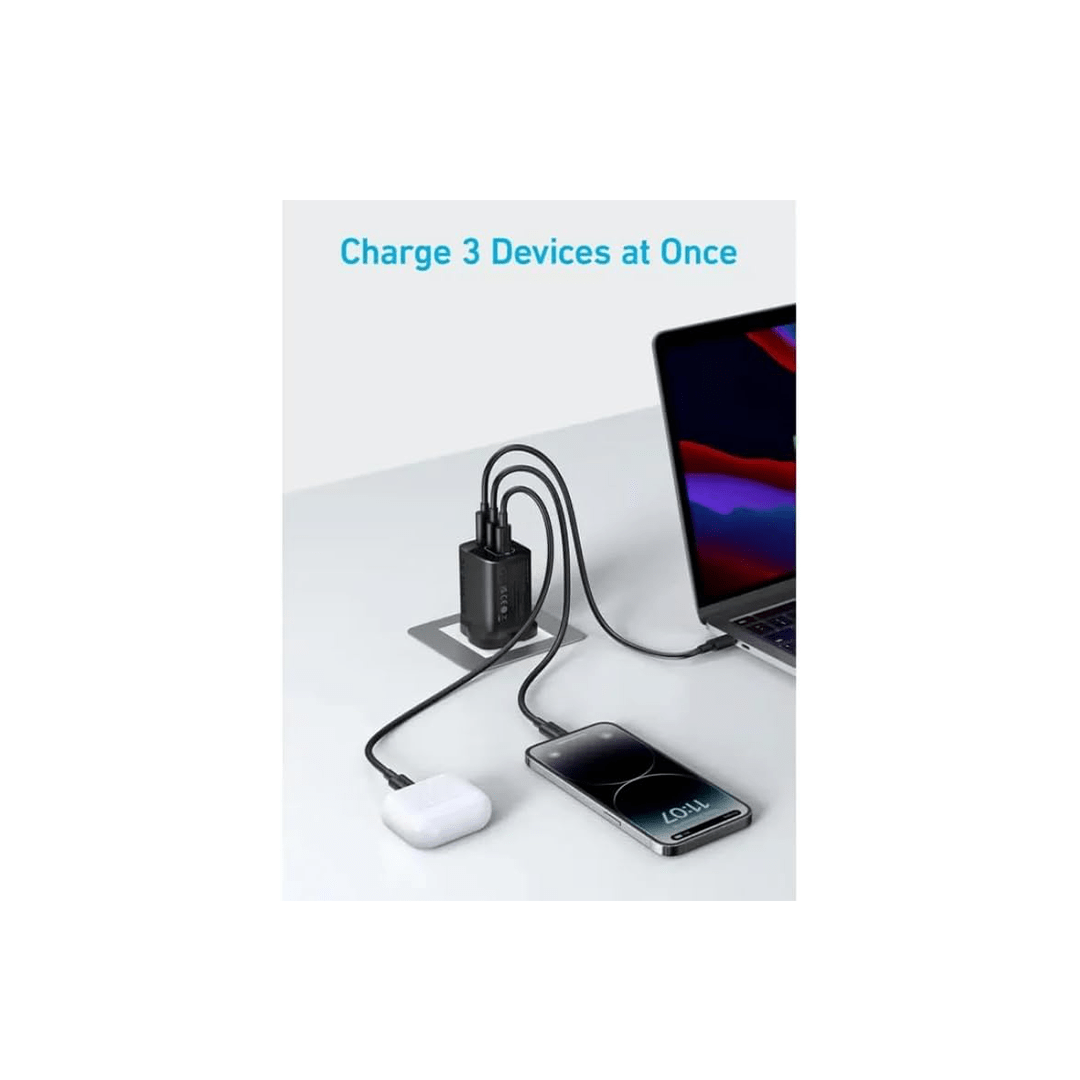 Anker 336 Charger (67W) Dual PD 3 Port Wall Charger in Qatar