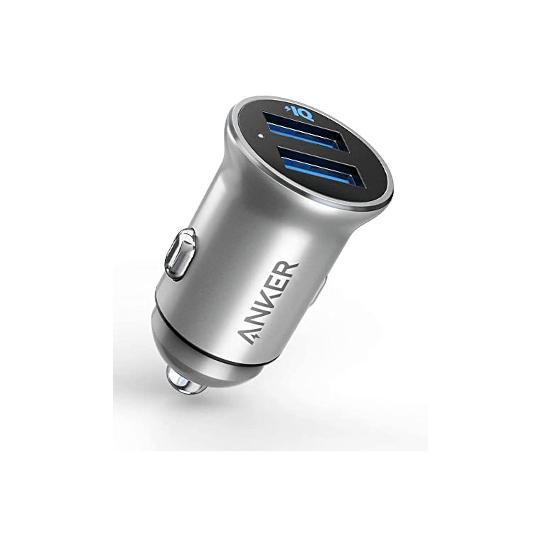 Anker Power Drive 2 Alloy 24W Car Charger in Qatar