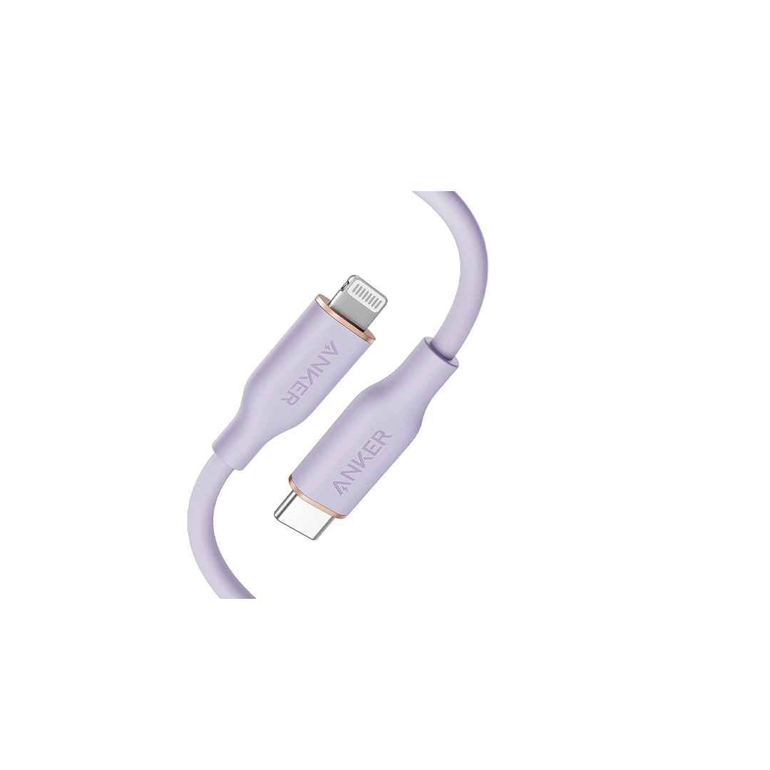 Anker PowerLine III Flow USB-C to Lightning 1.8m - Purple