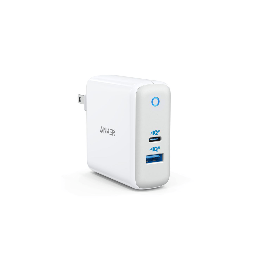 Anker PowerPort+ Atom III Two Ports Wall Charger - White in Qatar