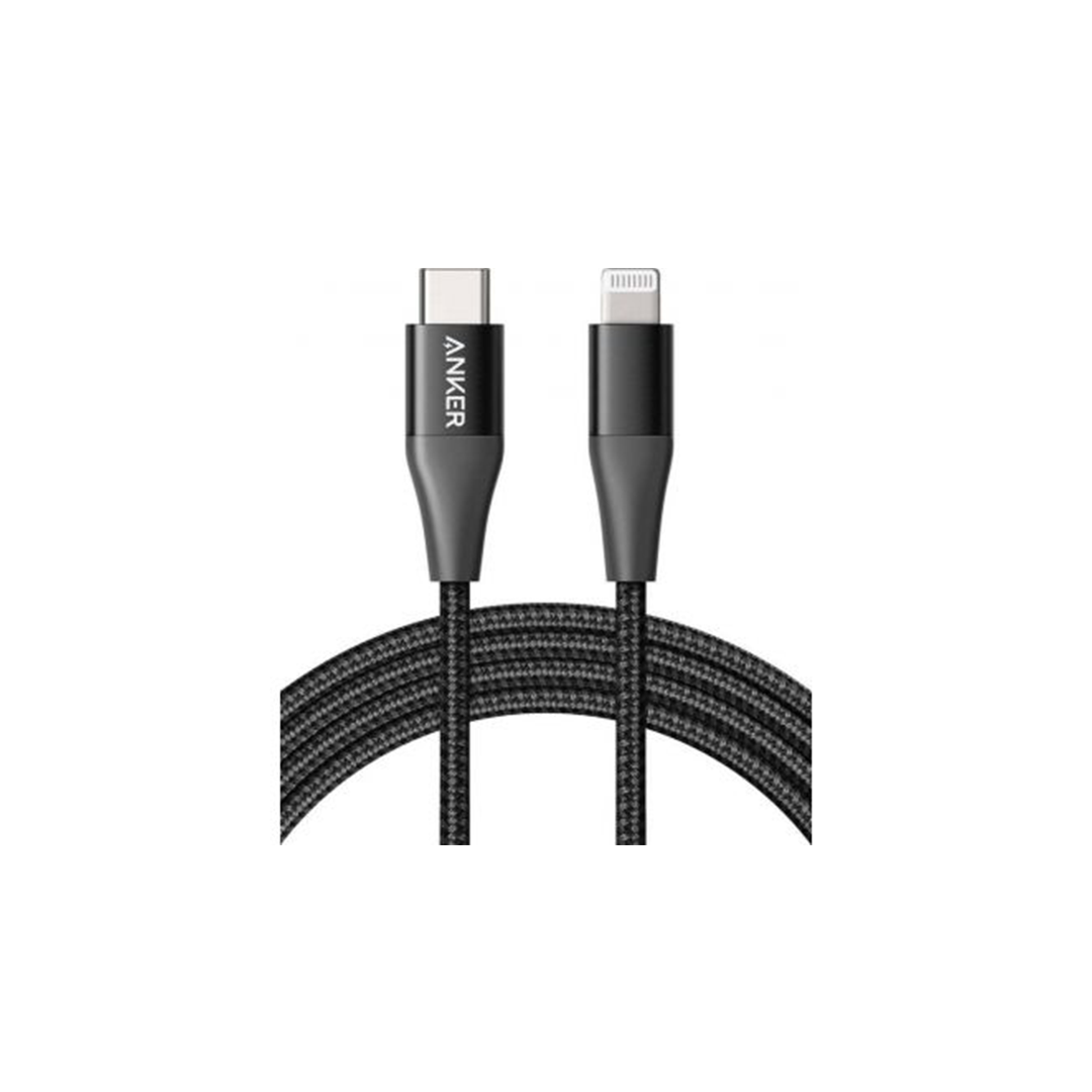 Buy Anker Powerline+II USB-C Cable With Lightning Connector 6FT - Black ...