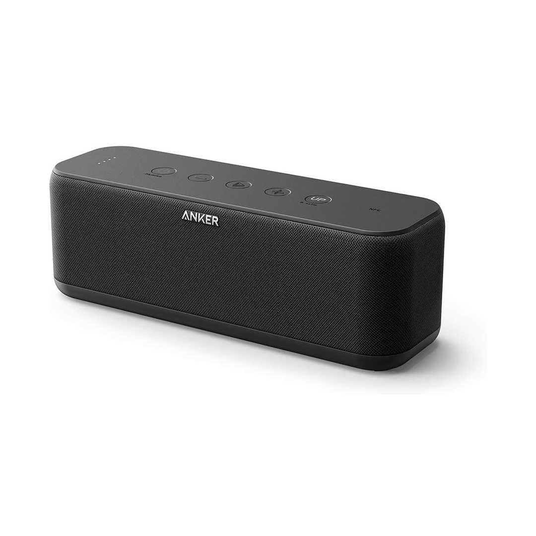 Anker A3145013 Soundcore Boost Bluetooth Speaker with Well-Balanced Sound, BassUp, 12H Playtime