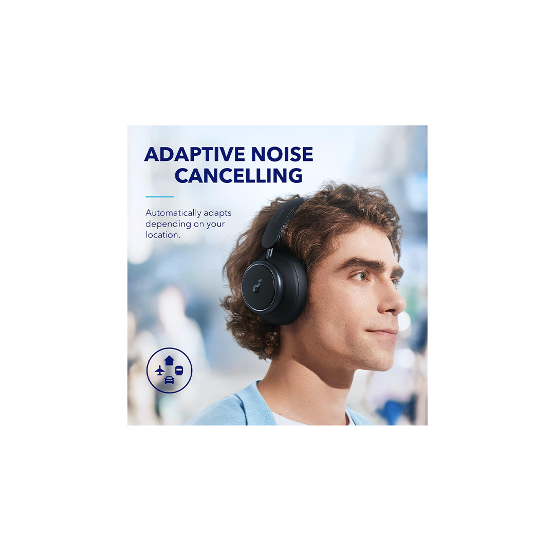 Anker Space Q45 Adaptive Active Noise Cancelling Headphones - Black