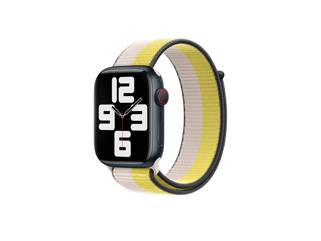 Apple MN5T3ZM/ Watch 45MM Oat Milk/Lemon Zest Sport Loop in Qatar