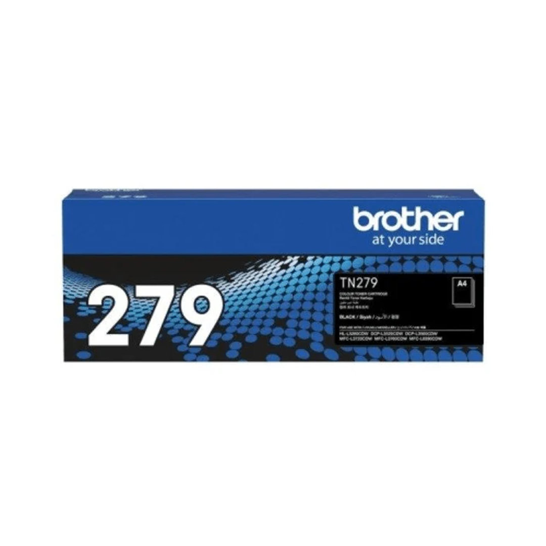Brother TN-279BK Black Toner Cartridge 1,500 Pages for HL-L32SERIES,DCP-L35SERIES,MFC-L37 SERIES, MFC-L8390CDW in Qatar