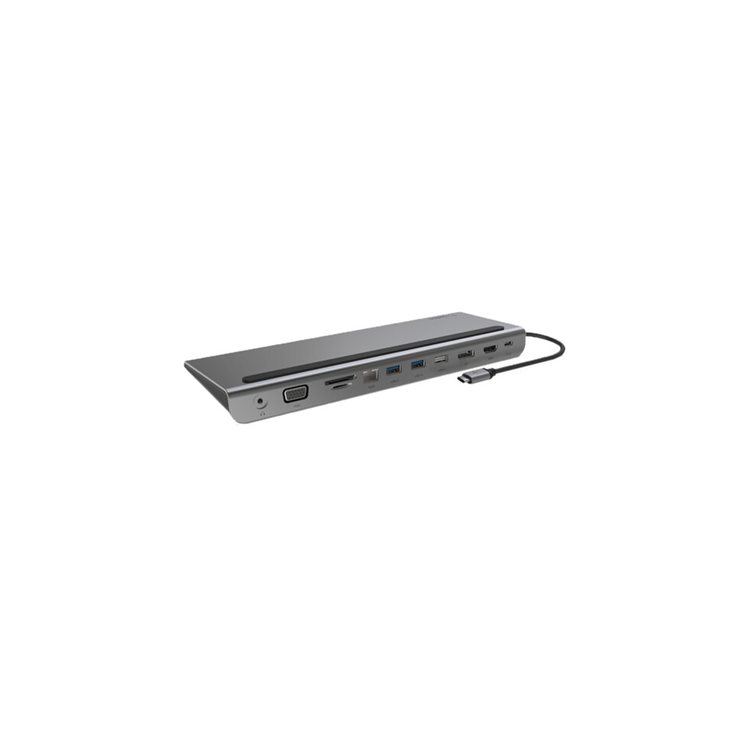 Belkin CONNECT USB Type-C 11-In-1 Multiport Dock - Silver