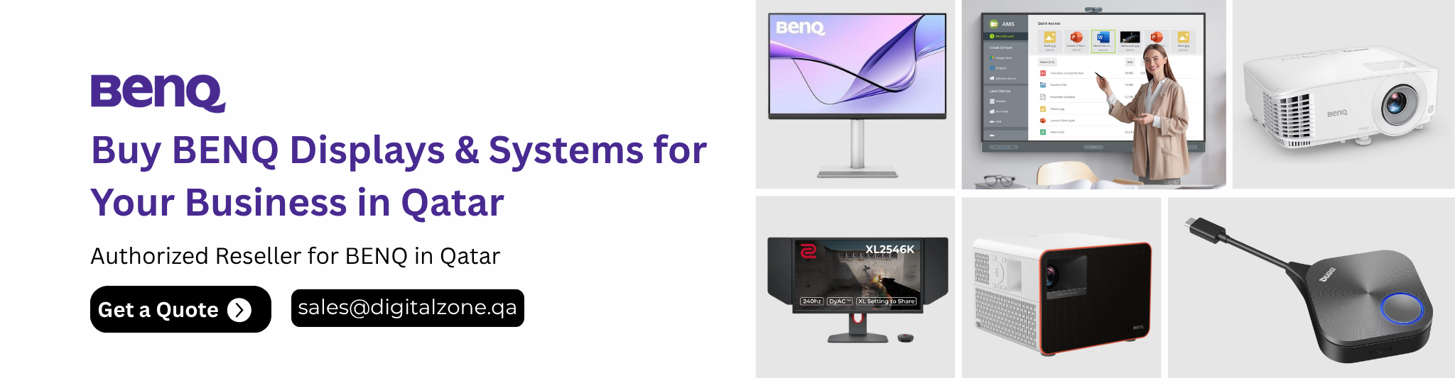 BENQ Authorized Reseller in Qatar