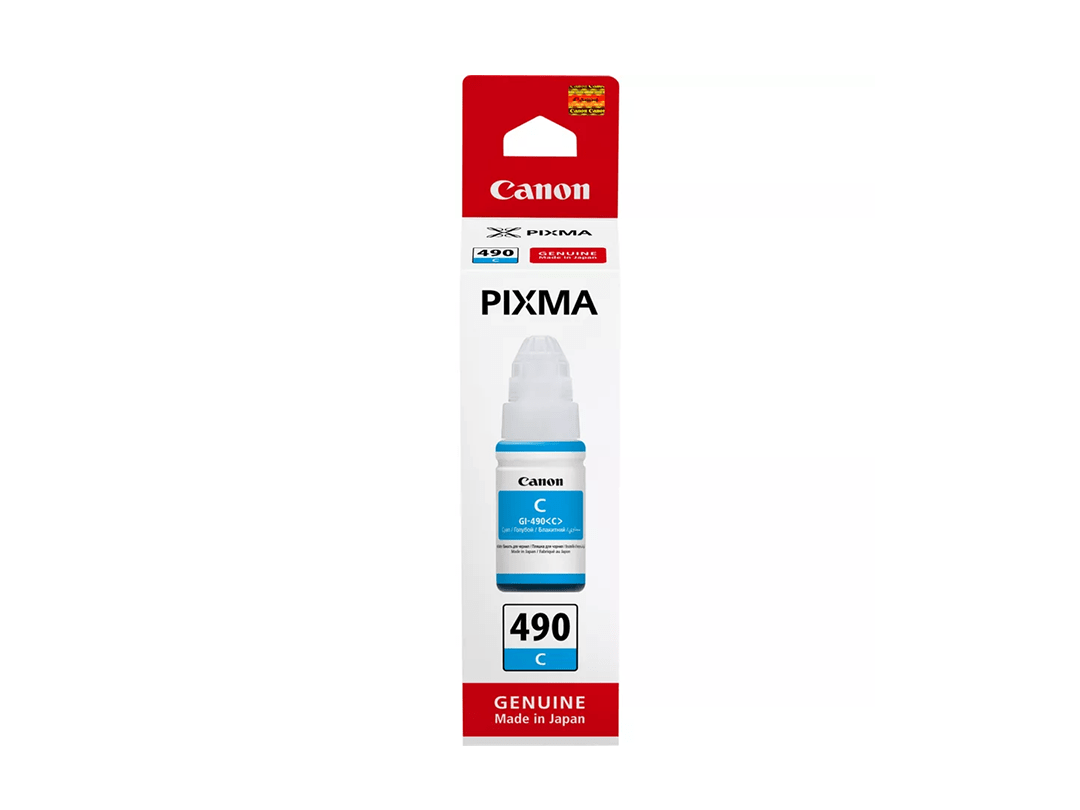 Canon GI-490 Cyan Ink Bottle in Qatar