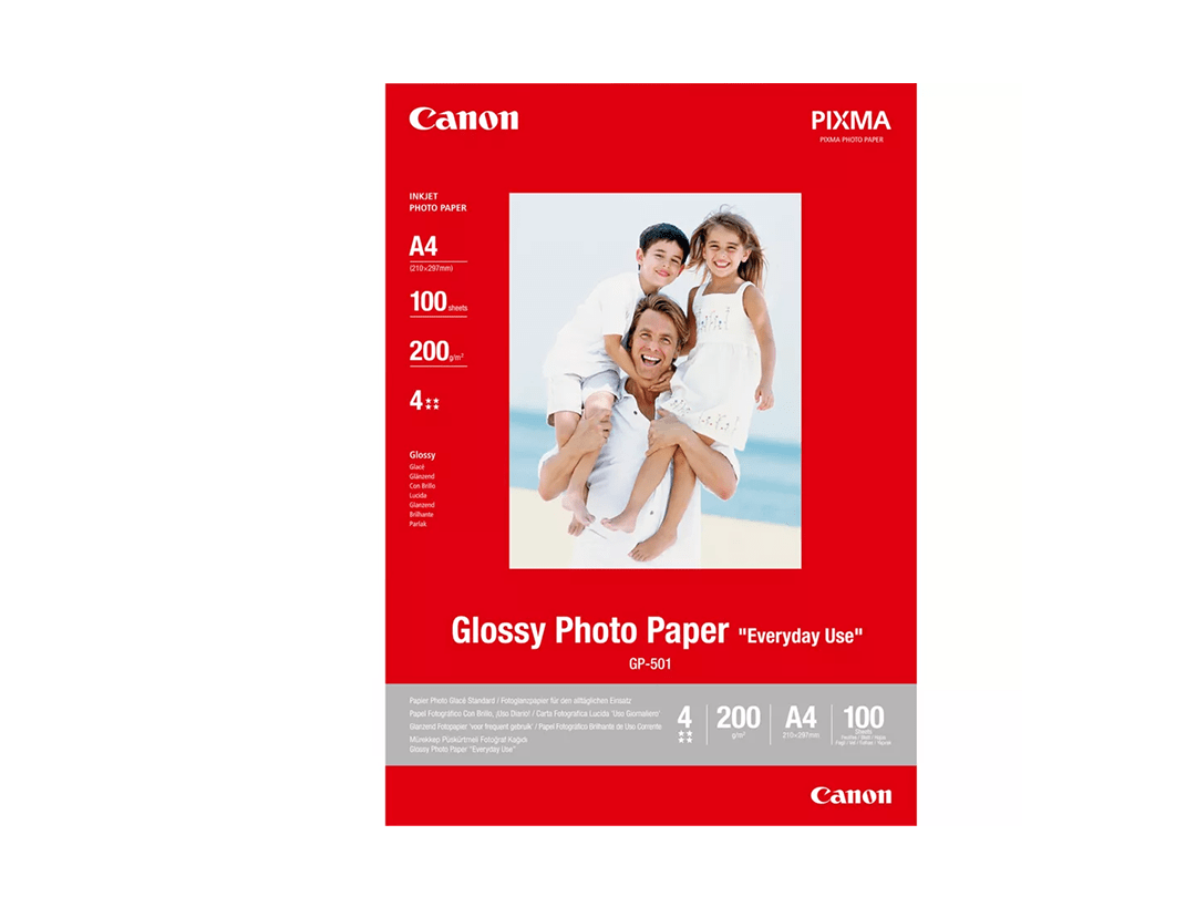 Canon GP-501 Glossy Photo Paper A4 - 100 Sheets in Qatar