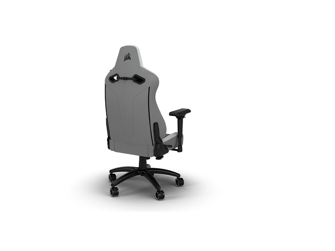 Corsair TC200 Gaming Chair - Soft Fabric – Light Grey/White in Qatar