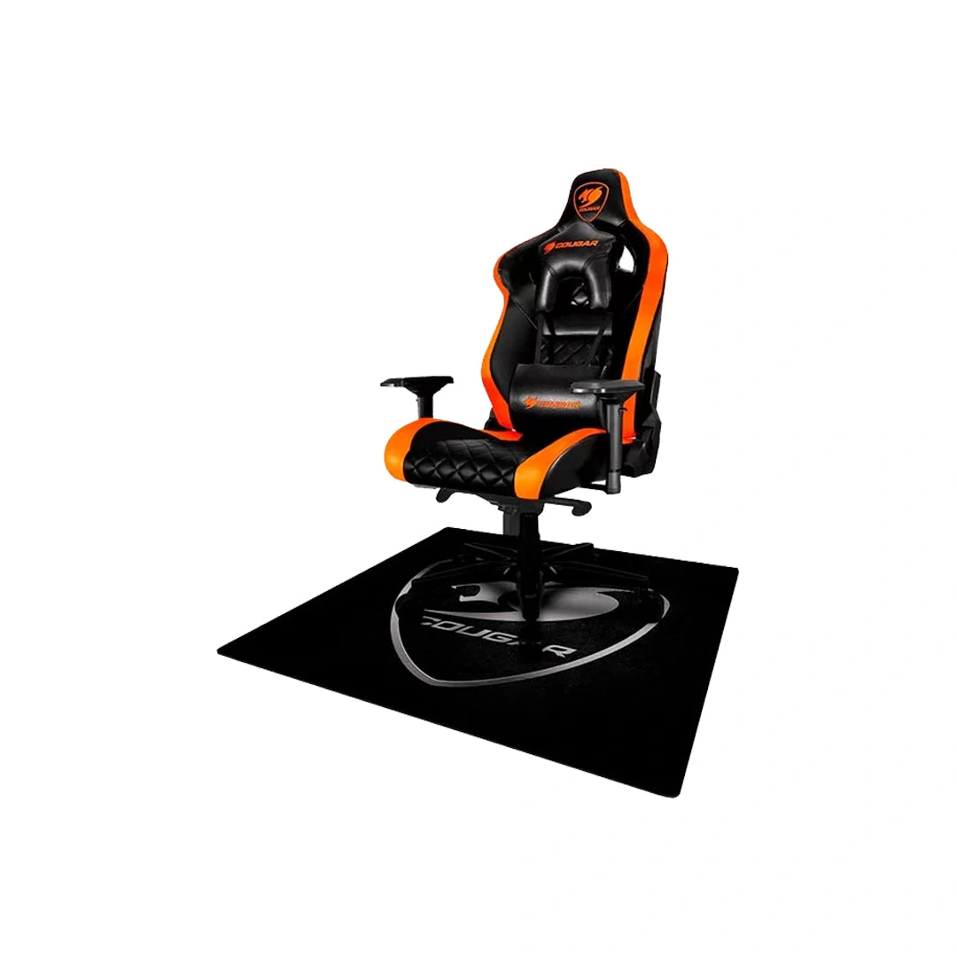 Cougar Command Gaming Chair Floor Mat - Black in Qatar