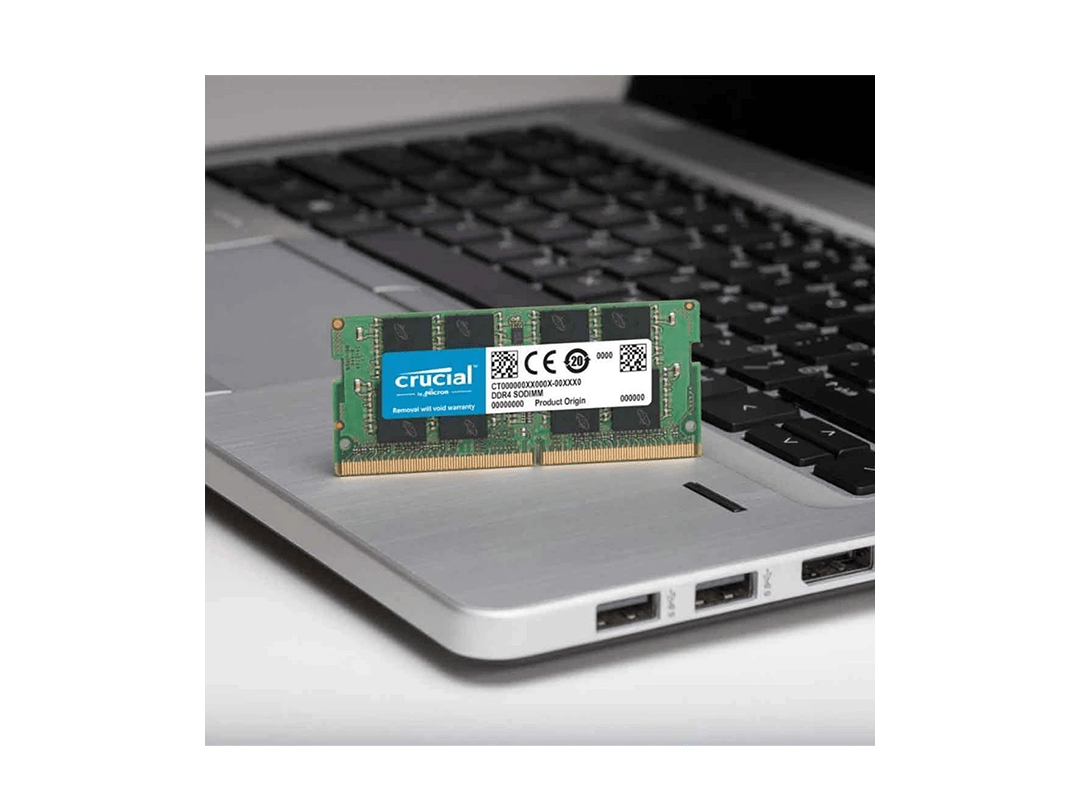 ذاكرة وصول عشوائي (RAM) لأجهزة الكمبيوتر المحمول من Crucial Basics بسعة 8 جيجابايت DDR4، 1.2 فولت، 2666 ميجاهرتز، CL19 SODIMM ذاكرة وصول عشوائي (RAM) لأجهزة الكمبيوتر المحمول من Crucial Basics بسعة 8 جيجابايت DDR4، 1.2 فولت، 2666 ميجاهرتز، CL19 SODIMM