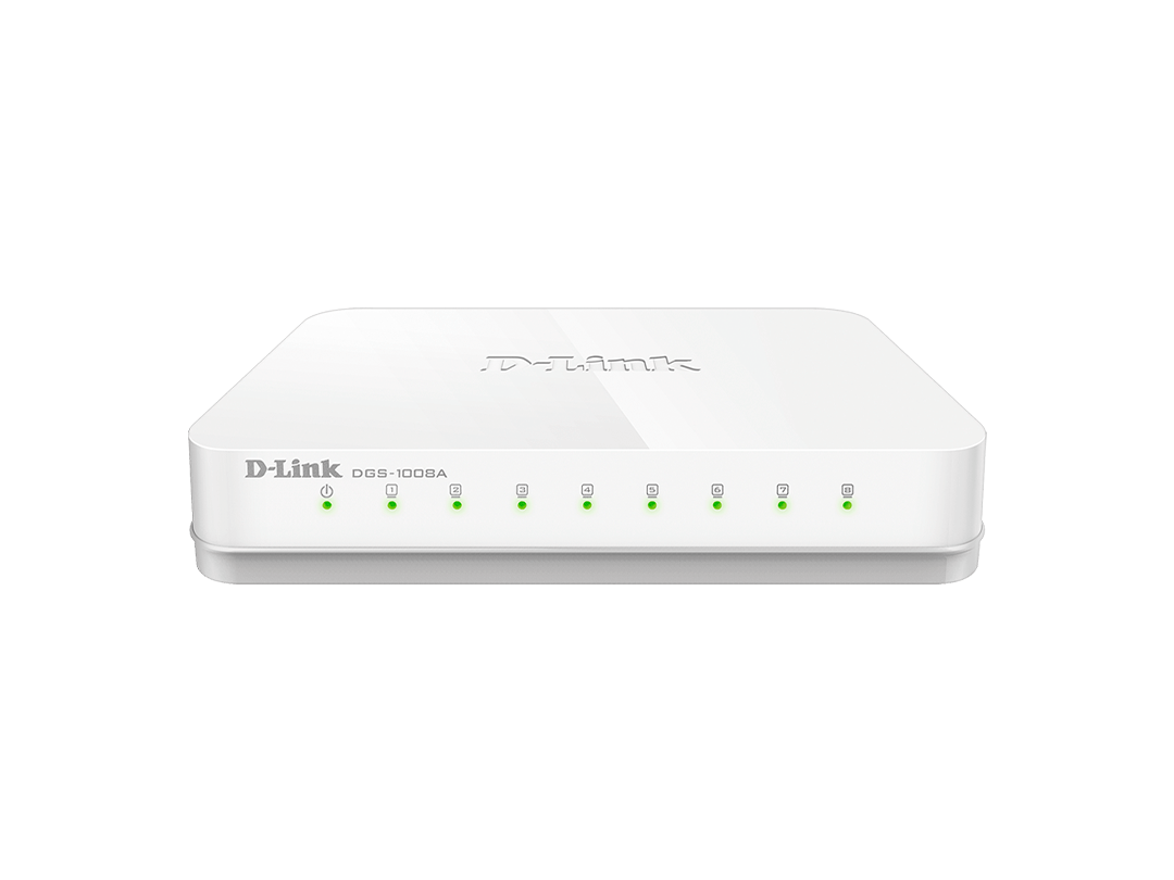 D-Link DGS-1008A 8-Port Gigabit Easy Desktop Switch in Qatar