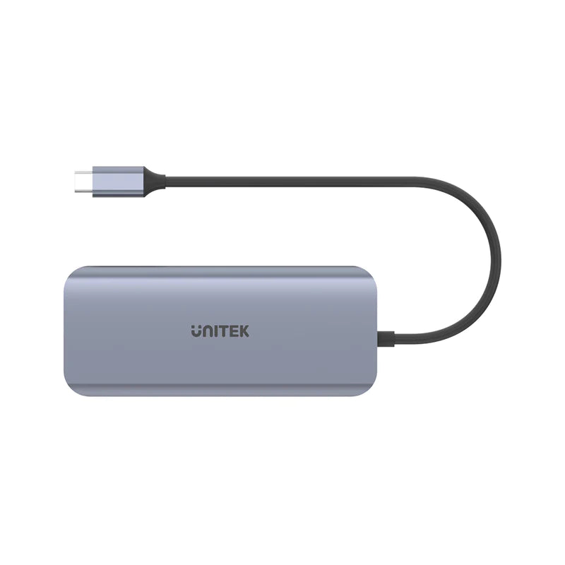موزع إيثرنت 9 في 1 من Unitek D1026B uHUB N9+ USB-C مع شاشة مزدوجة، وتوصيل طاقة 100 واط، وقارئ بطاقات مزدوج موزع إيثرنت 9 في 1 من Unitek D1026B uHUB N9+ USB-C مع شاشة مزدوجة، وتوصيل طاقة 100 واط، وقارئ بطاقات مزدوج