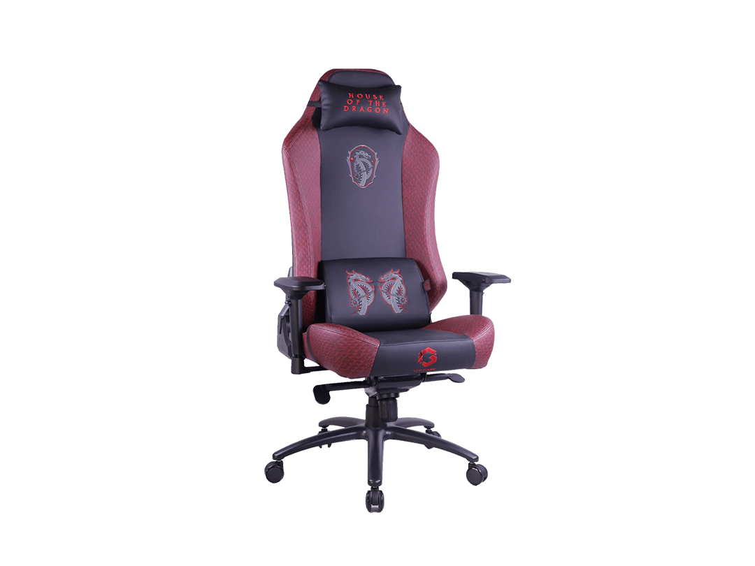 GAMEON x DC Licensed Gaming Chair With Adjustable 4D Armrest & Metal Base - House of The Dragons in Qatar