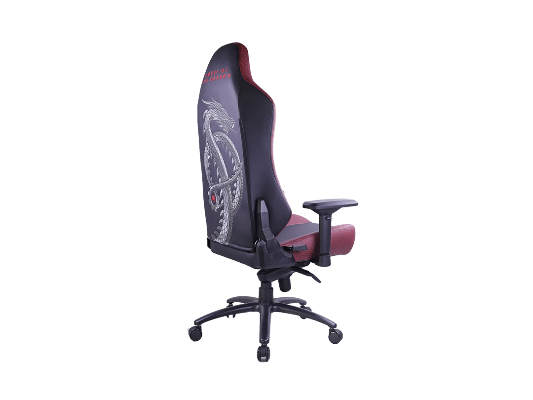 GAMEON x DC Licensed Gaming Chair With Adjustable 4D Armrest & Metal Base - House of The Dragons in Qatar