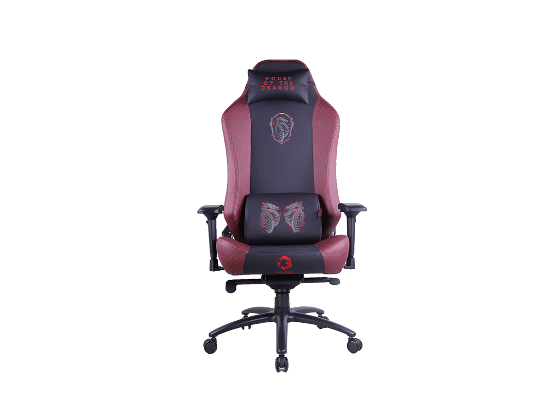 GAMEON x DC Licensed Gaming Chair With Adjustable 4D Armrest & Metal Base - House of The Dragons in Qatar