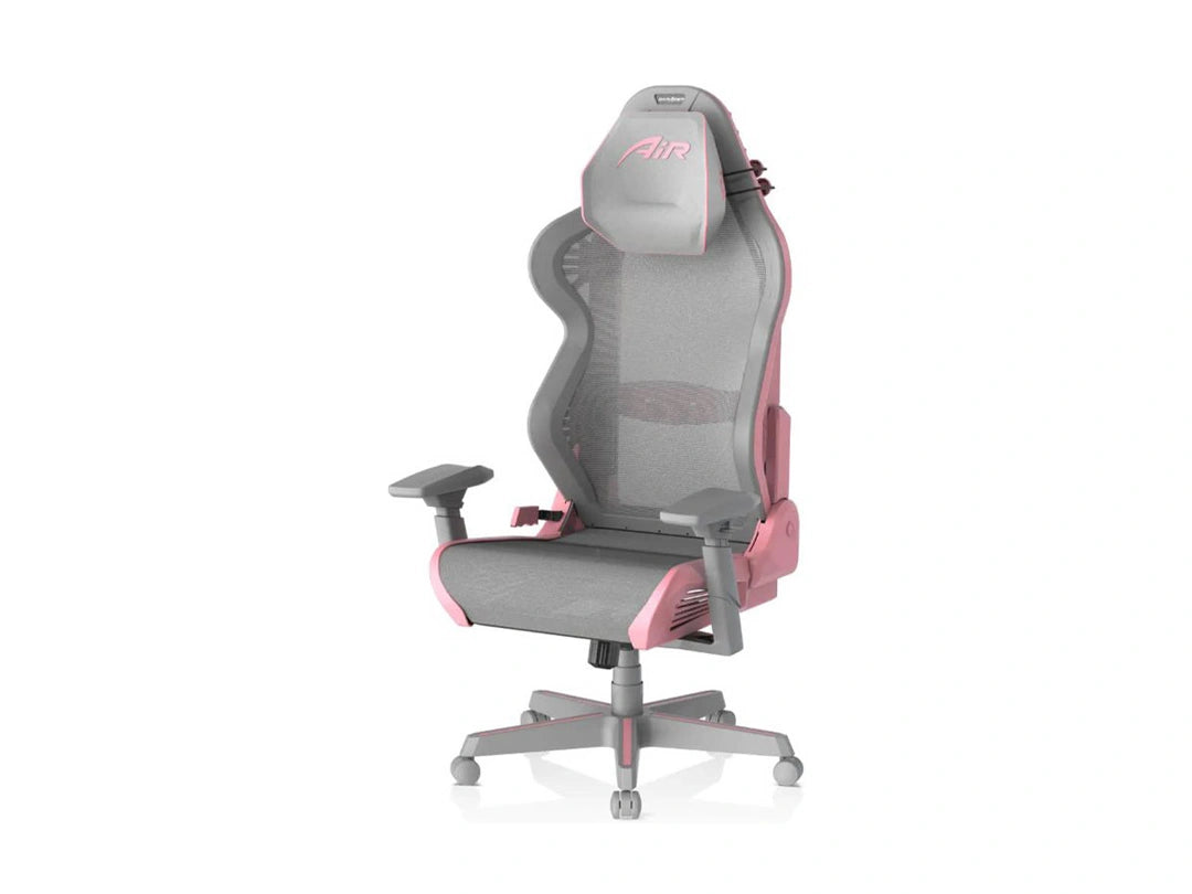 DXRacer Air Series Gaming Chair - Pink and Grey in Qatar