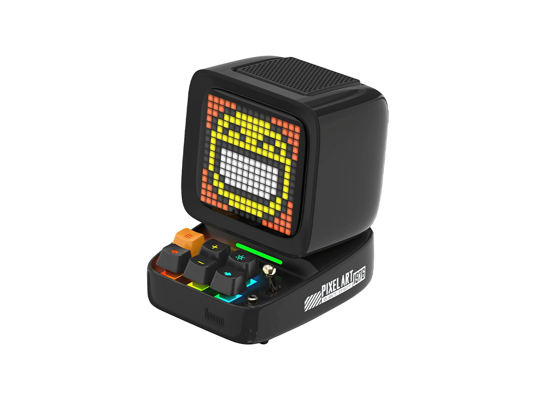 Divoom Ditoo-Pro Retro Pixel Art Bluetooth Speaker - Black in Qatar