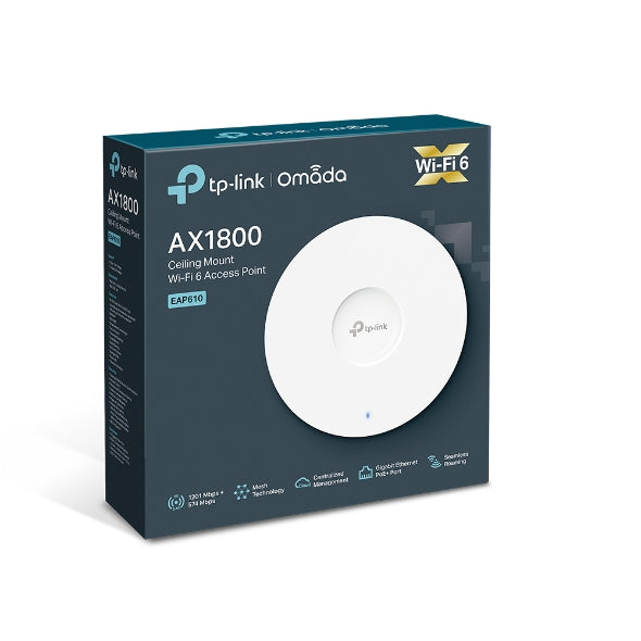 TP Link EAP610 V2.20  AX1800 Ceiling Mount WiFi 6 Access Point