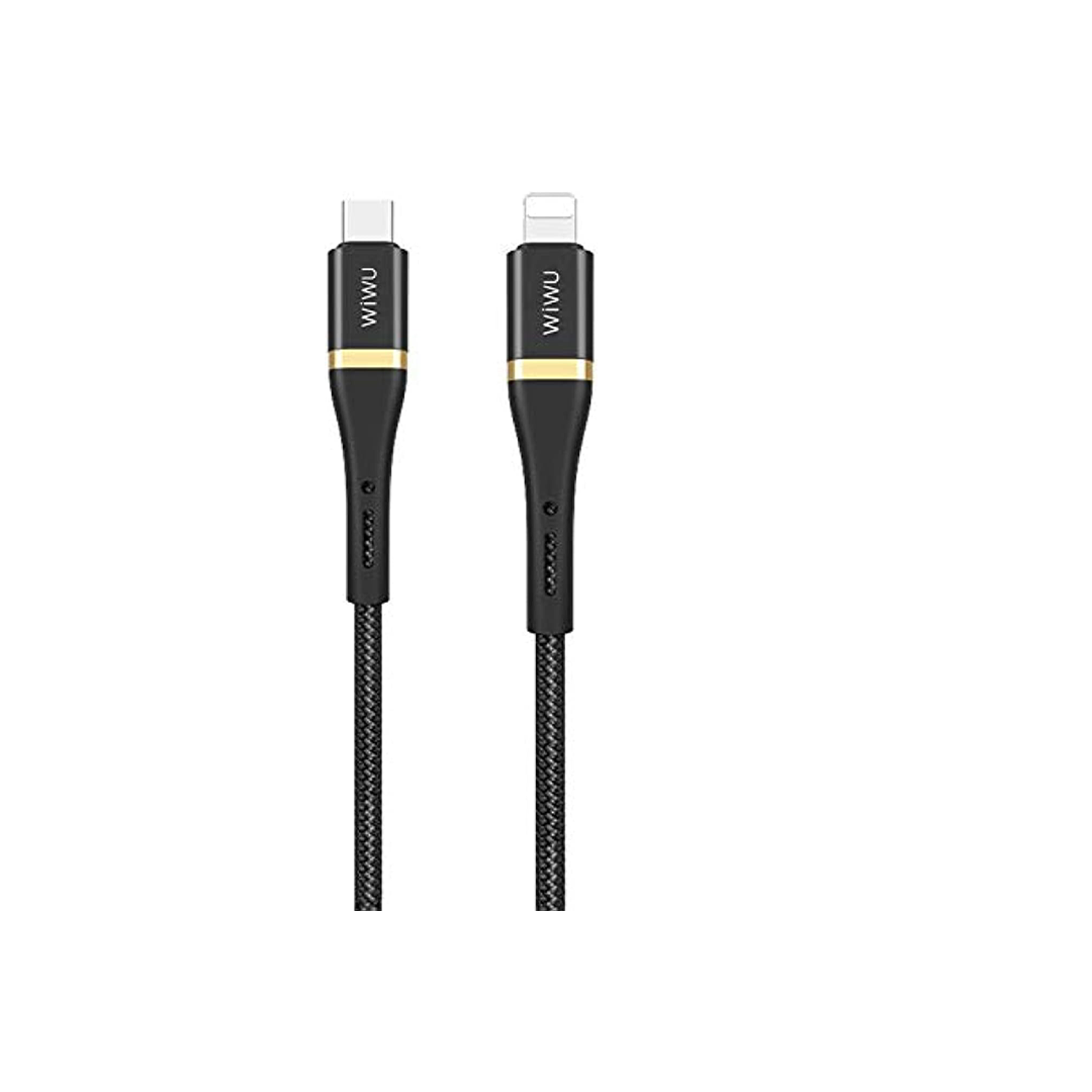 Wiwu Elite Data Cable Ed-103 2.4a Type-c To Lightning 1.2m - Black