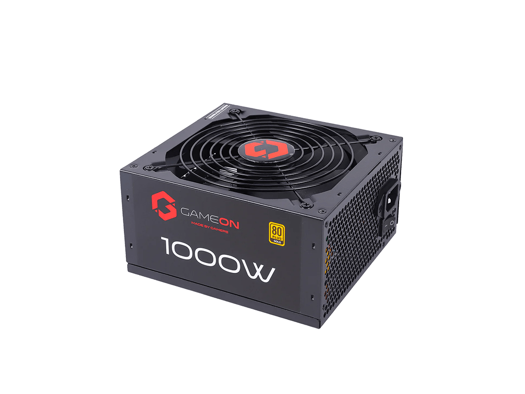 GAMEON - SPY2 ATX 1000 WATTS 80 PLUS Gold Value Gaming Power Supply - Black in Qatar