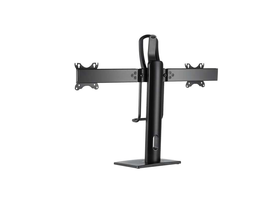 GAMEON GO-2052 Easy To Adjust Vertical Lift Dual Screen Monitor Stand For Gaming And Office Use, 17