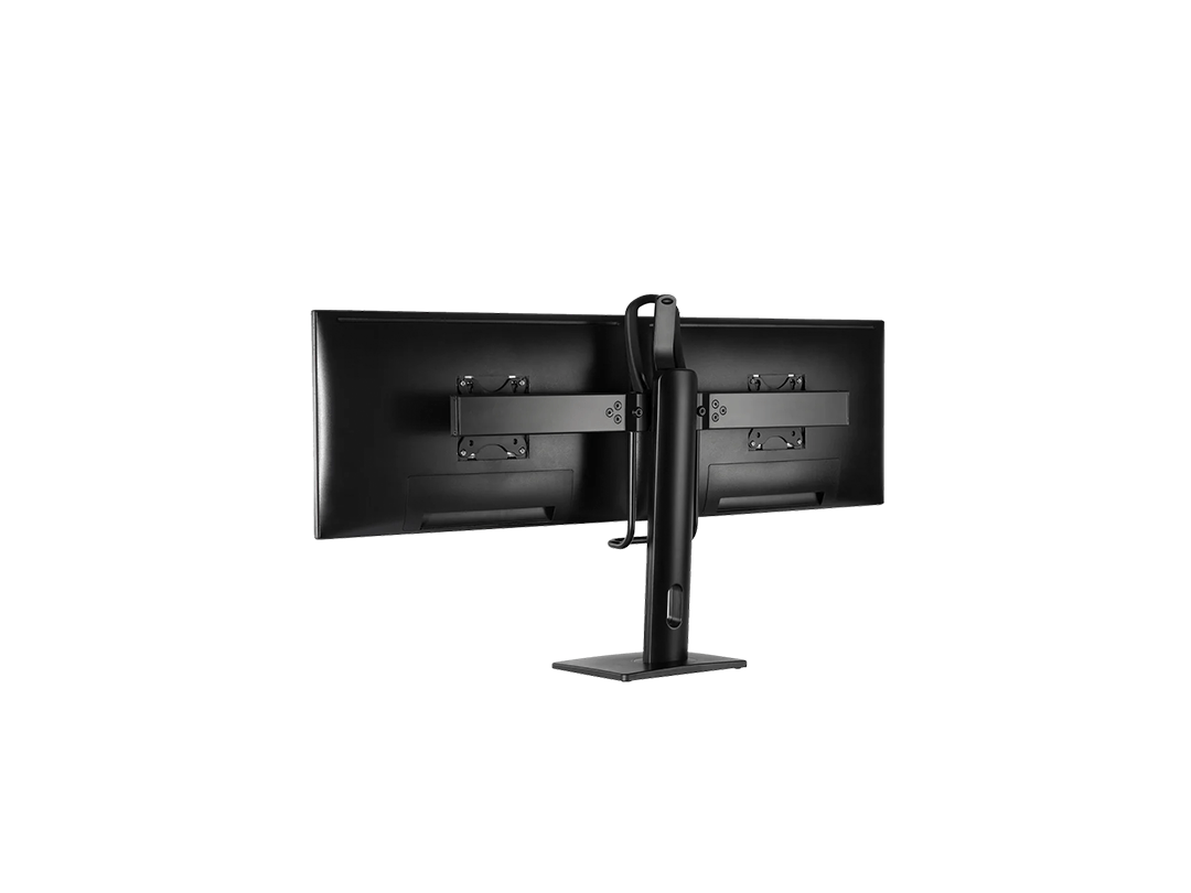 GAMEON GO-2052 Easy To Adjust Vertical Lift Dual Screen Monitor Stand For Gaming And Office Use, 17