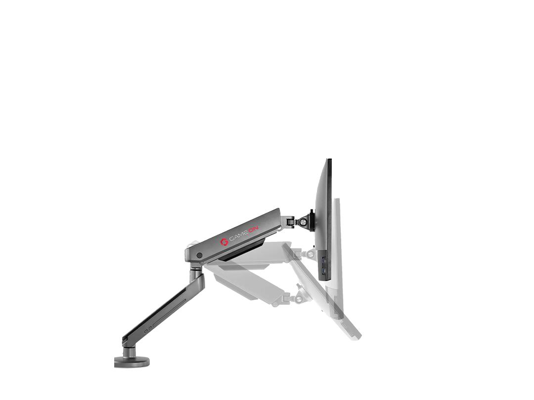 GAMEON GO-2168 PRO V2 Single Monitor Arm For Gaming And Office Use, 17