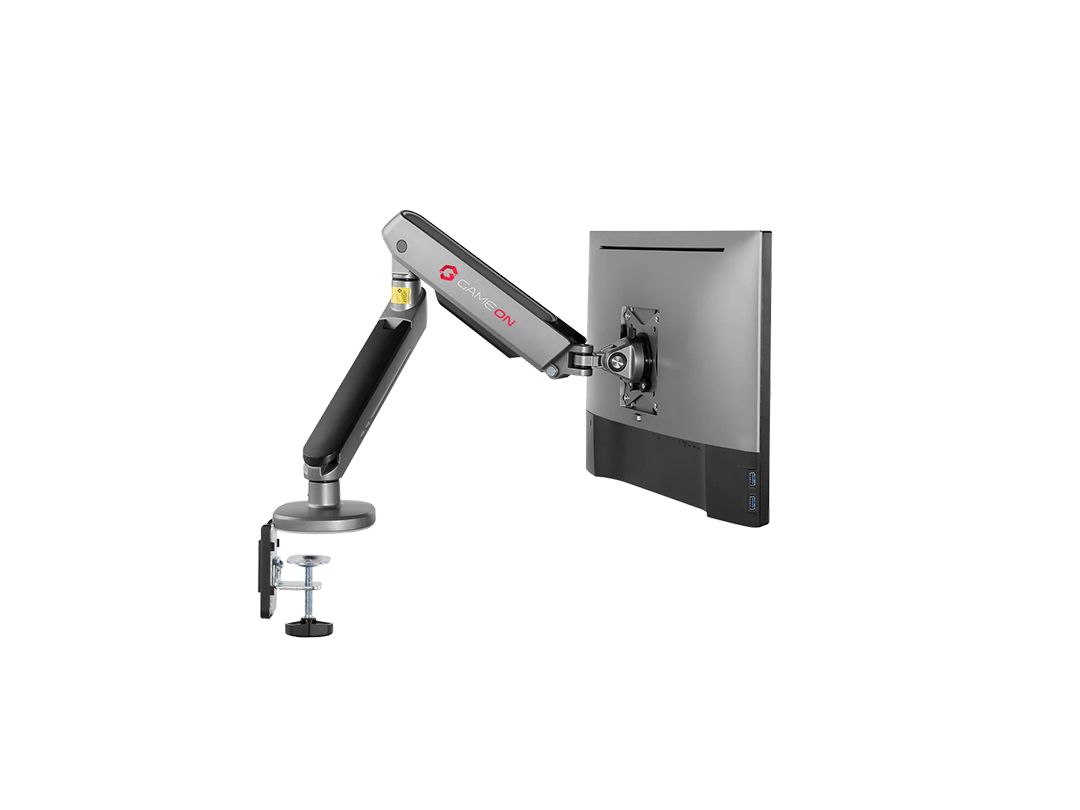 GAMEON GO-2168 PRO V2 Single Monitor Arm For Gaming And Office Use, 17