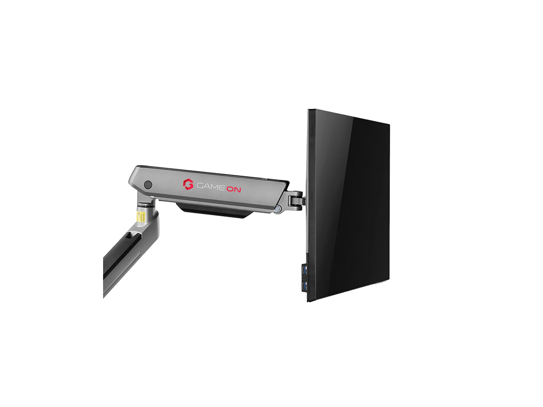 GAMEON GO-2168 PRO V2 Single Monitor Arm For Gaming And Office Use, 17