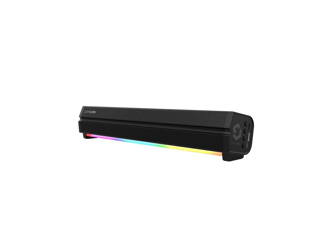 GAMEON Sonicstorm X Wireless RGB Gaming Soundbar - Black in Qatar