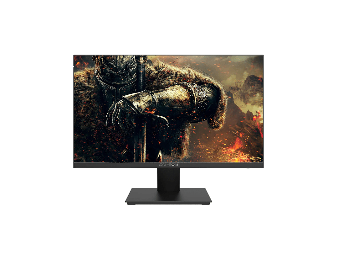 GAMEON GOB22FHD75VA 22 Inch Gaming Monitor, FHD, VA Panel, HDMI Ports, GSync & Free Sync, VESA, Tilt, Flat LED Screen, Fixed Stand, with Speakers, Black in Qatar