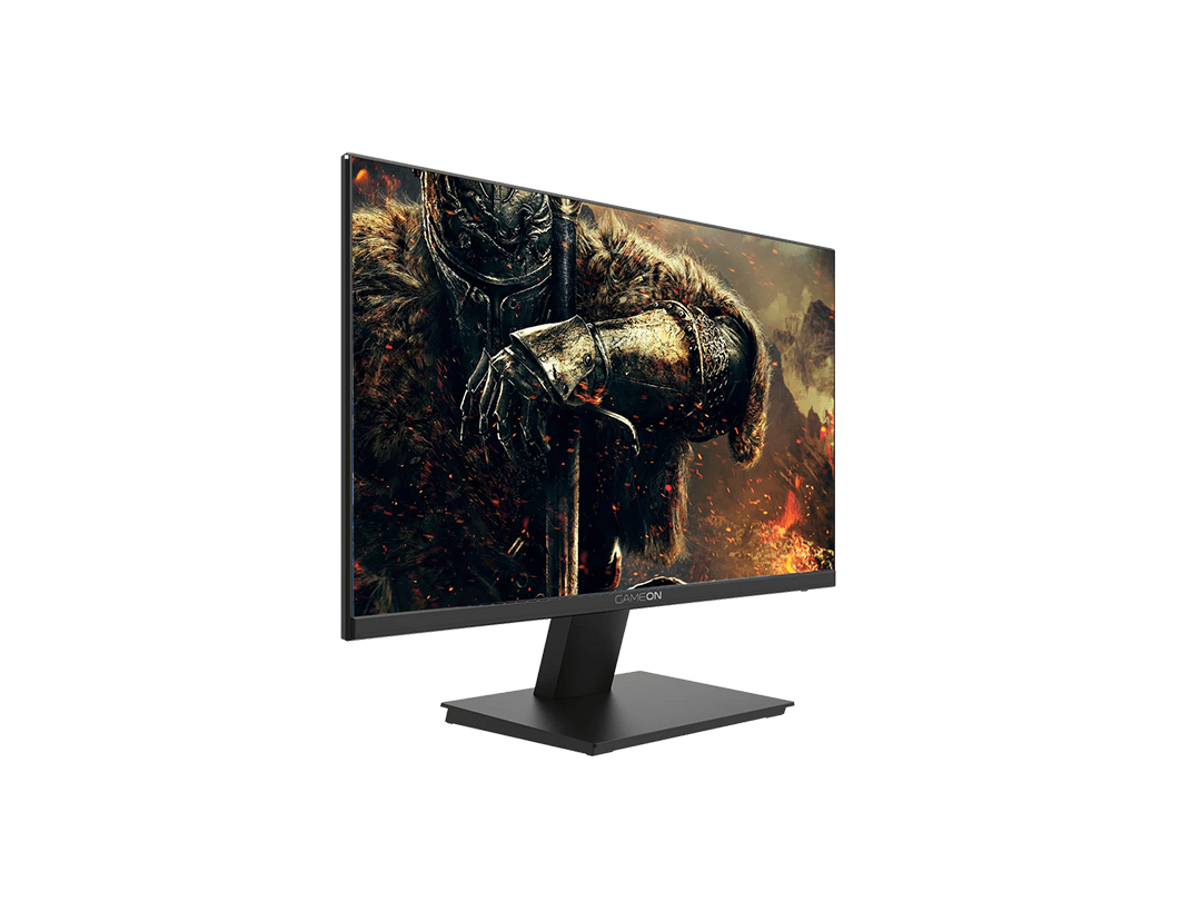 GAMEON GOB22FHD75VA 22 Inch Gaming Monitor, FHD, VA Panel, HDMI Ports, GSync & Free Sync, VESA, Tilt, Flat LED Screen, Fixed Stand, with Speakers, Black in Qatar