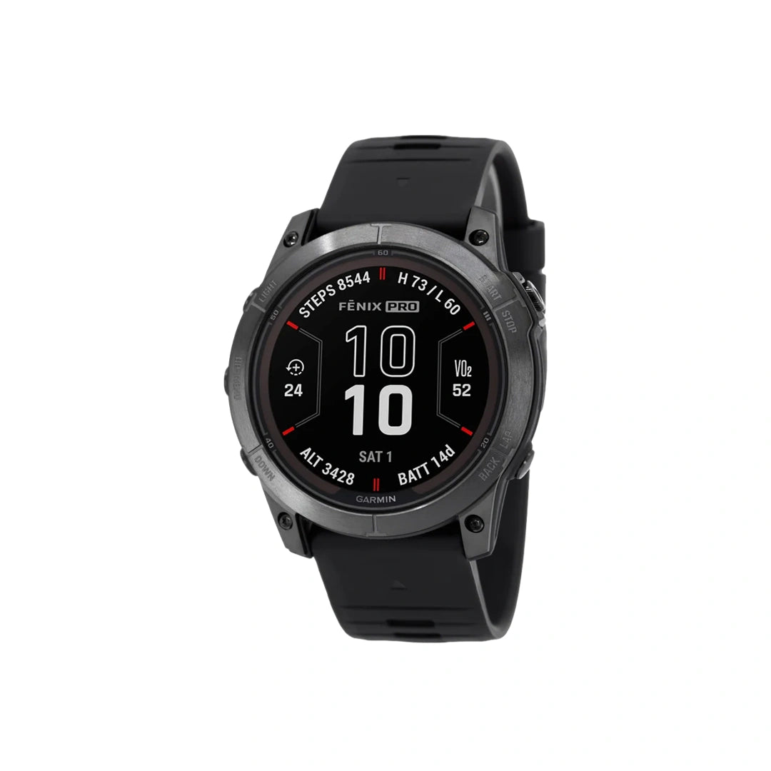 Garmin Fenix 7X Pro Sapphire Solar Carbon Grey Tie Black Band in Qatar