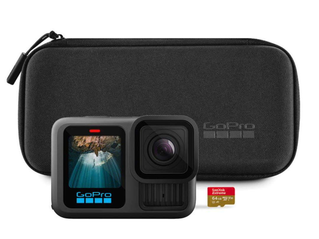 مجموعة كاميرا الحركة GoPro HERO13 Black Specialty (رياضية)