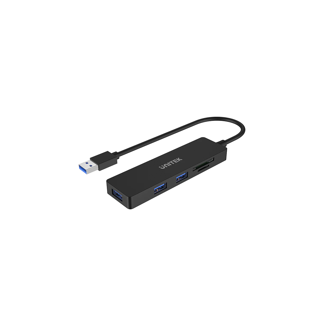 Unitek uHUB Q4+ 5-in-1 USB 3.0 Hub with Dual Card Reader in Qatar