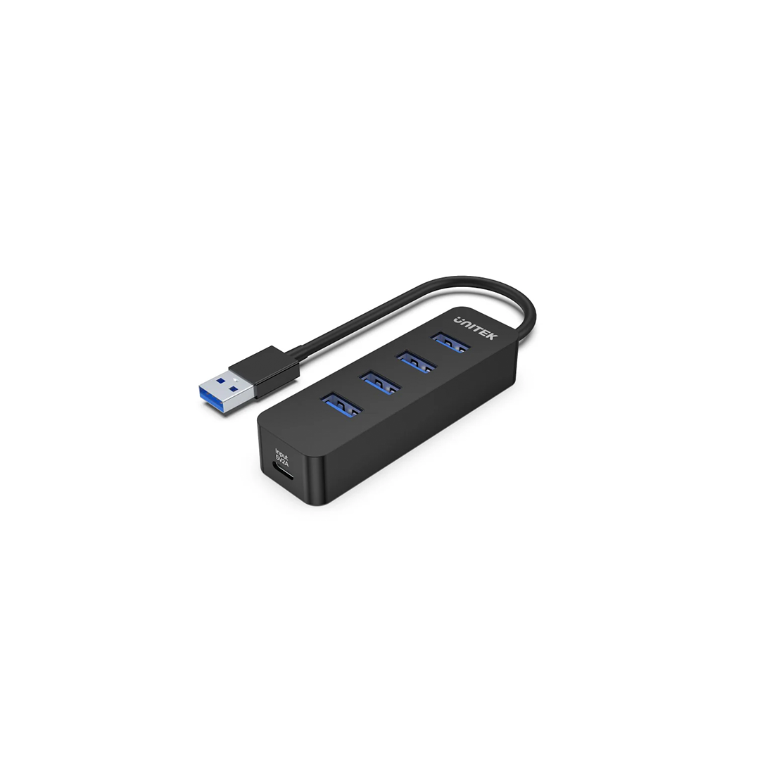 Unitek uHUB Q4 4 Ports Powered USB 3.0 Hub with USB-C Power Port in Qatar