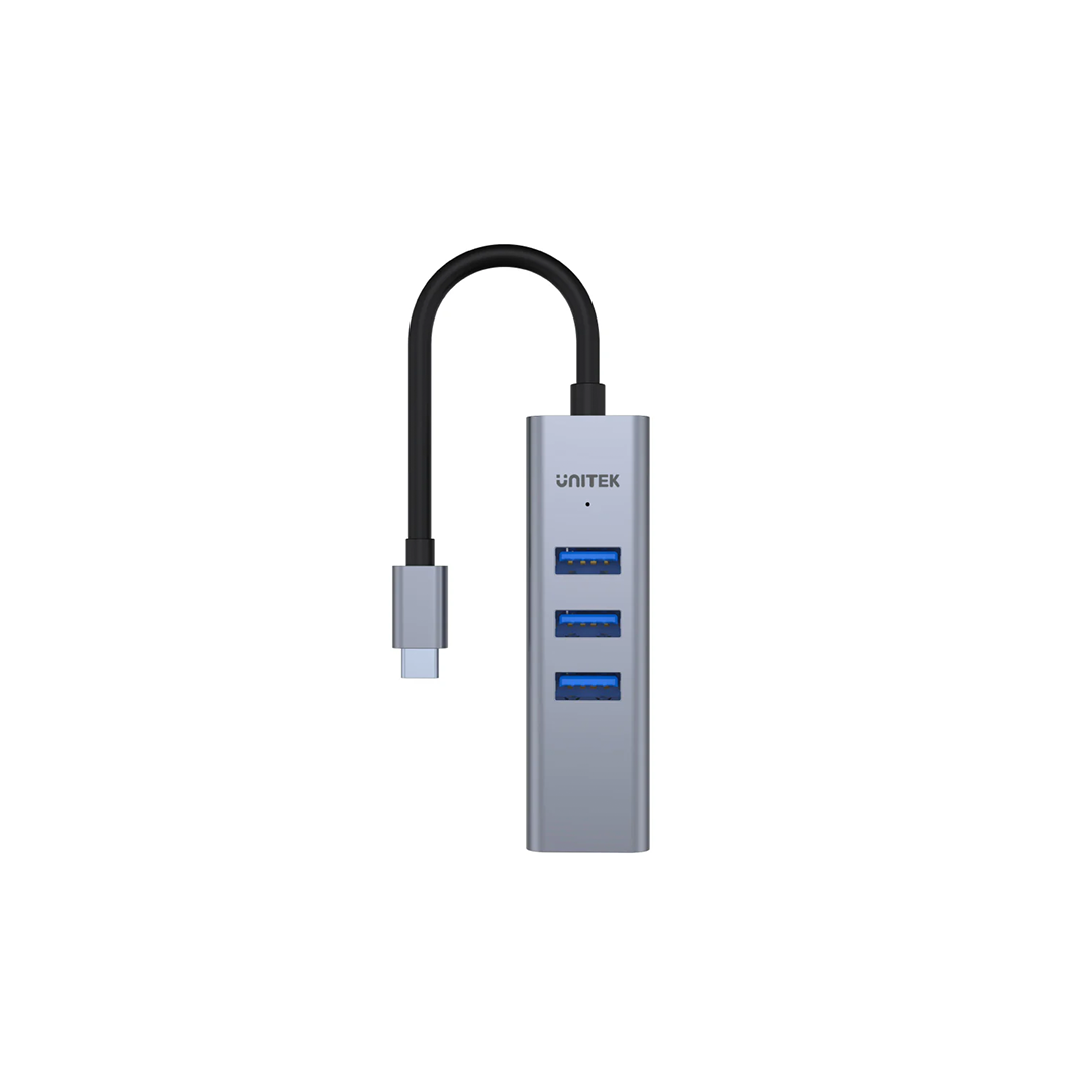 Unitek uHUB Q4+ 4-in-1 USB-C Ethernet Hub in Qatar