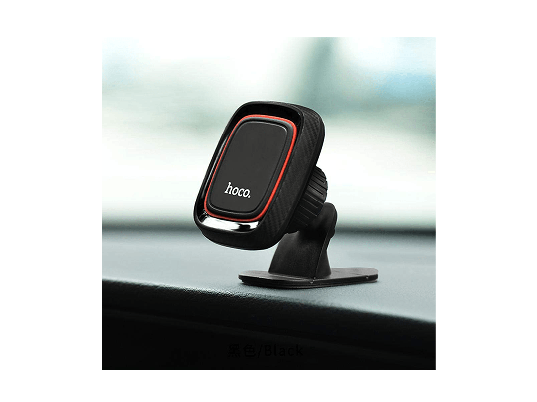 HOCO CA24 Universal Magnetic Car Phone Holder with 360 Rotating Dashboard Mount Stand Bracket in Qatar