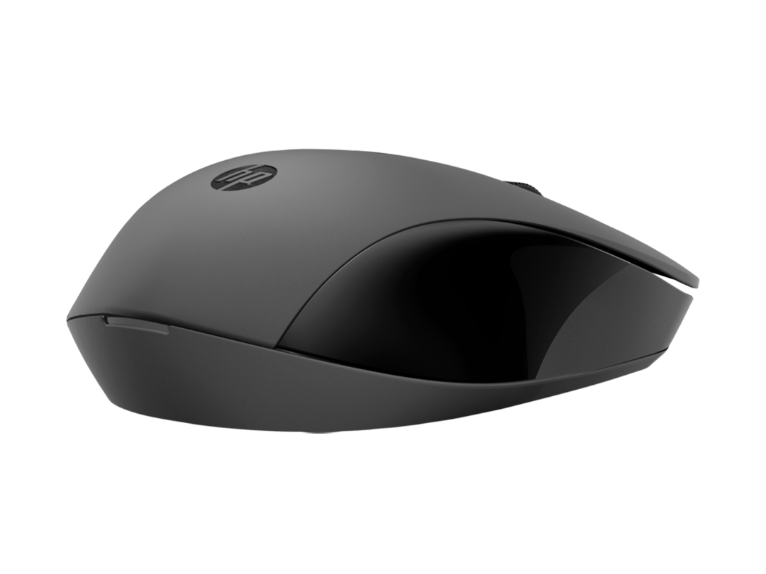 HP 150 Wireless Optical USB Mouse Ergonomic ambidextrous Design, 1600 DPI in Qatar