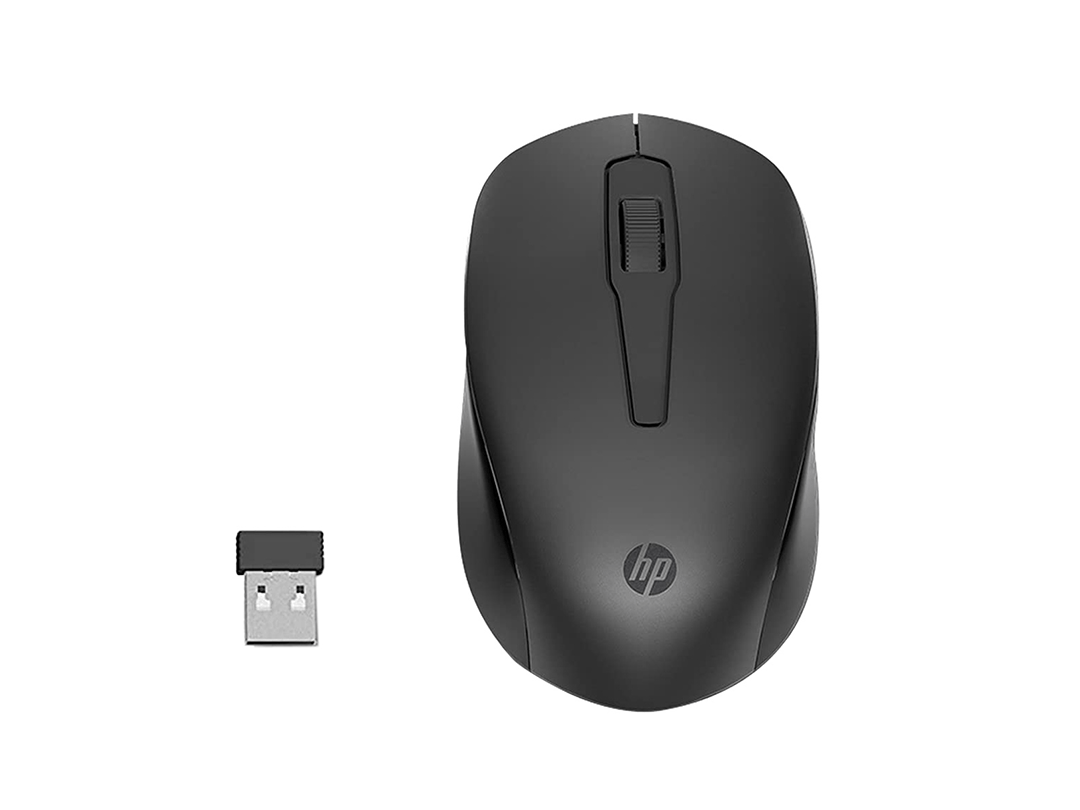 HP 150 Wireless Optical USB Mouse Ergonomic ambidextrous Design, 1600 DPI in Qatar