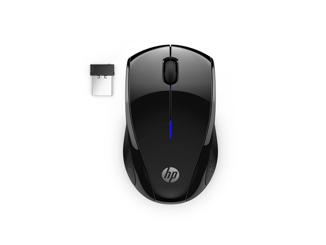 HP 220 Silent Wireless Mouse, 2.4 GHz Dongle - Black in Qatar