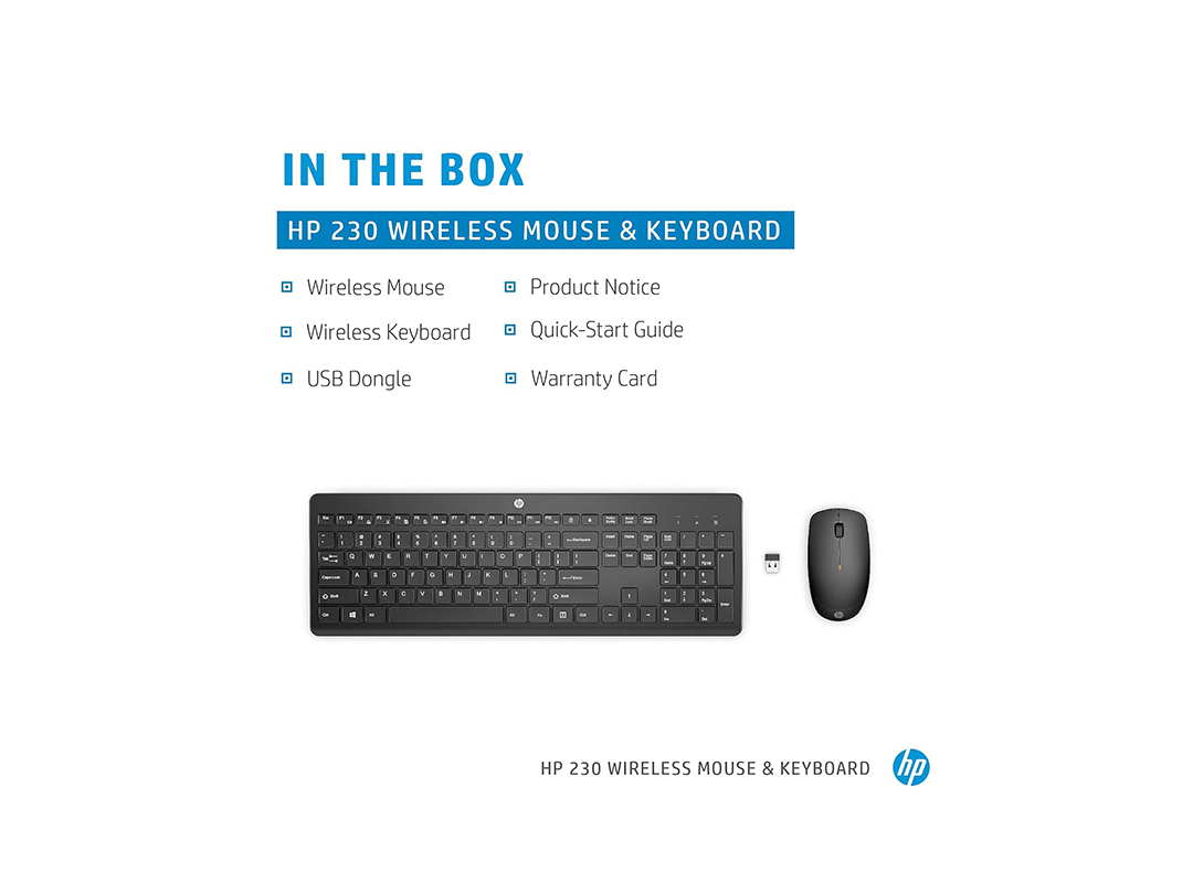 HP 230 Wireless Mouse and Keyboard Combo in Qatar