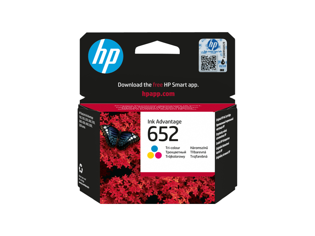 HP 652 Tri-color Original Ink Advantage Cartridge in Qatar