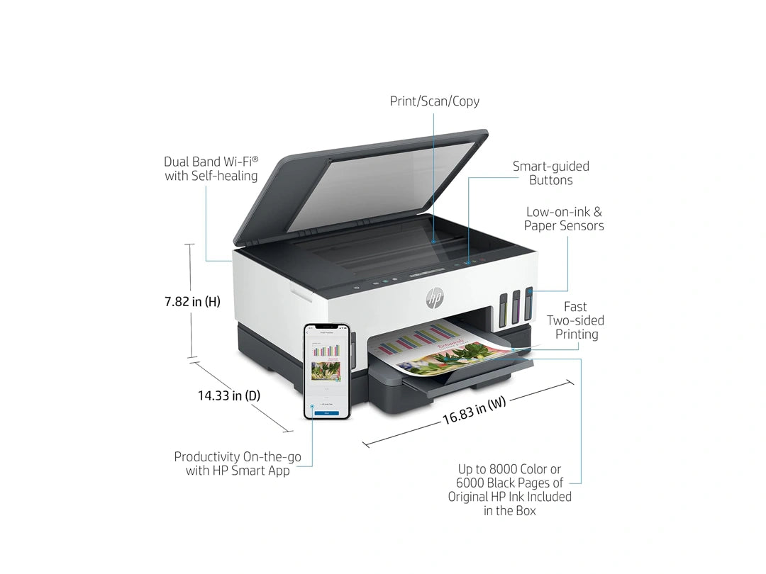 HP Smart Tank 720 All-in-One Auto Duplex WiFi Colour Printer in Qatar