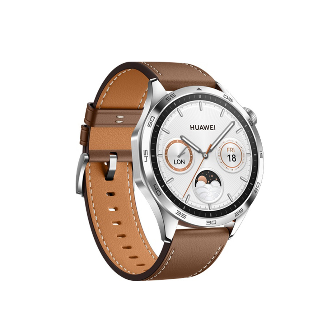 Huawei Watch GT 4 46mm Brown - Brown Leather Strap