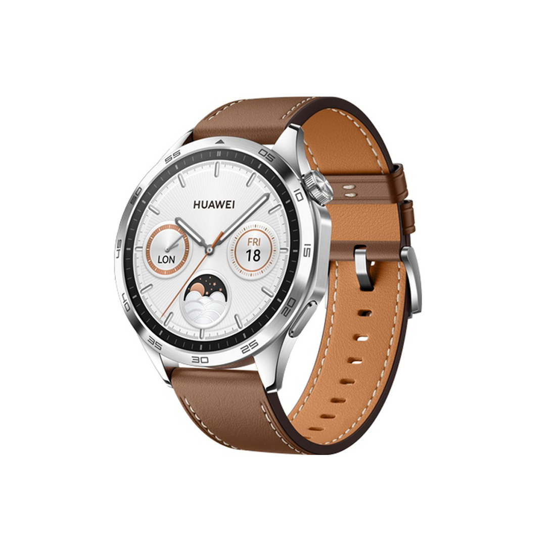 Huawei Watch GT 4 46mm Brown - Brown Leather Strap