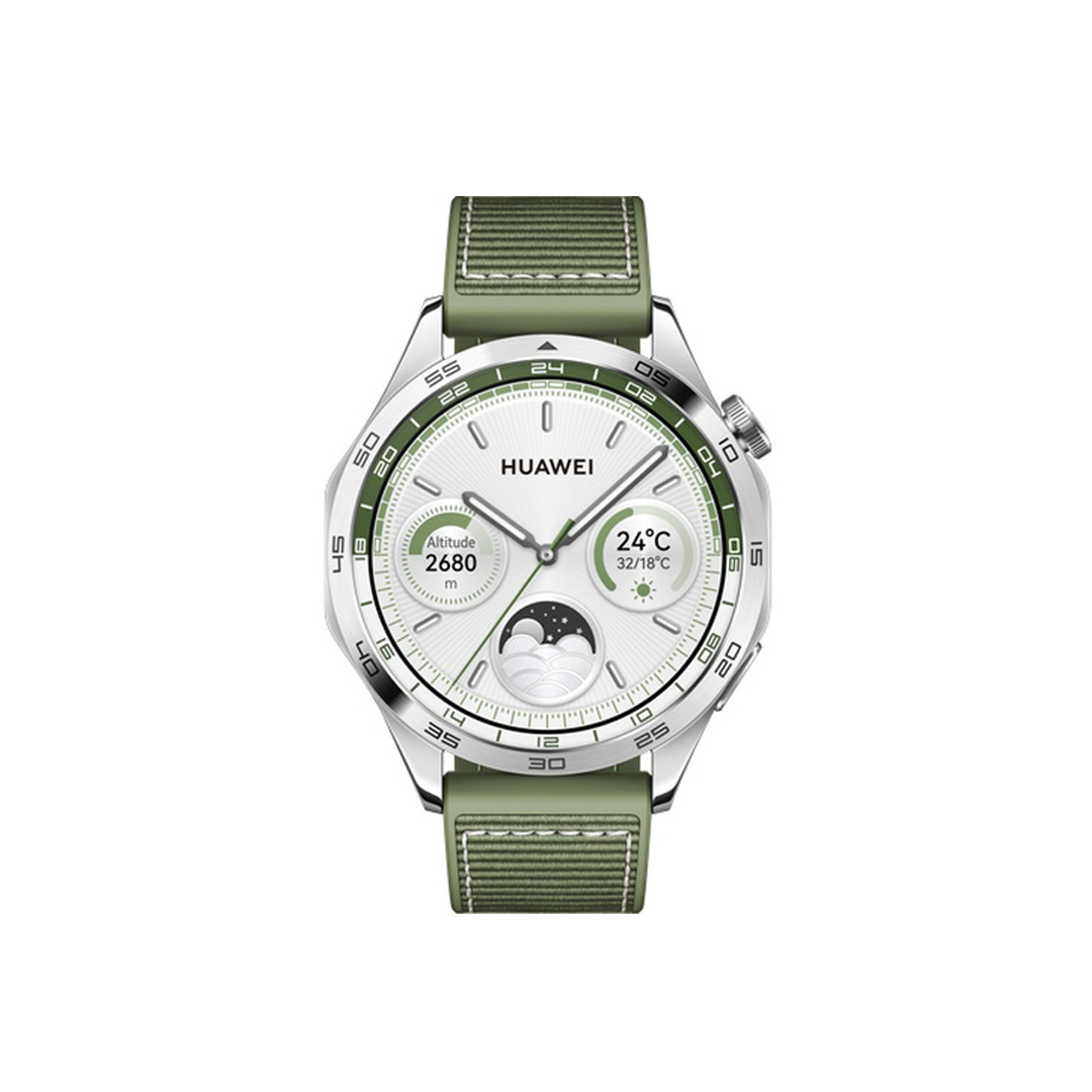 Huawei Watch GT 4 46mm Green - Green Woven Strap